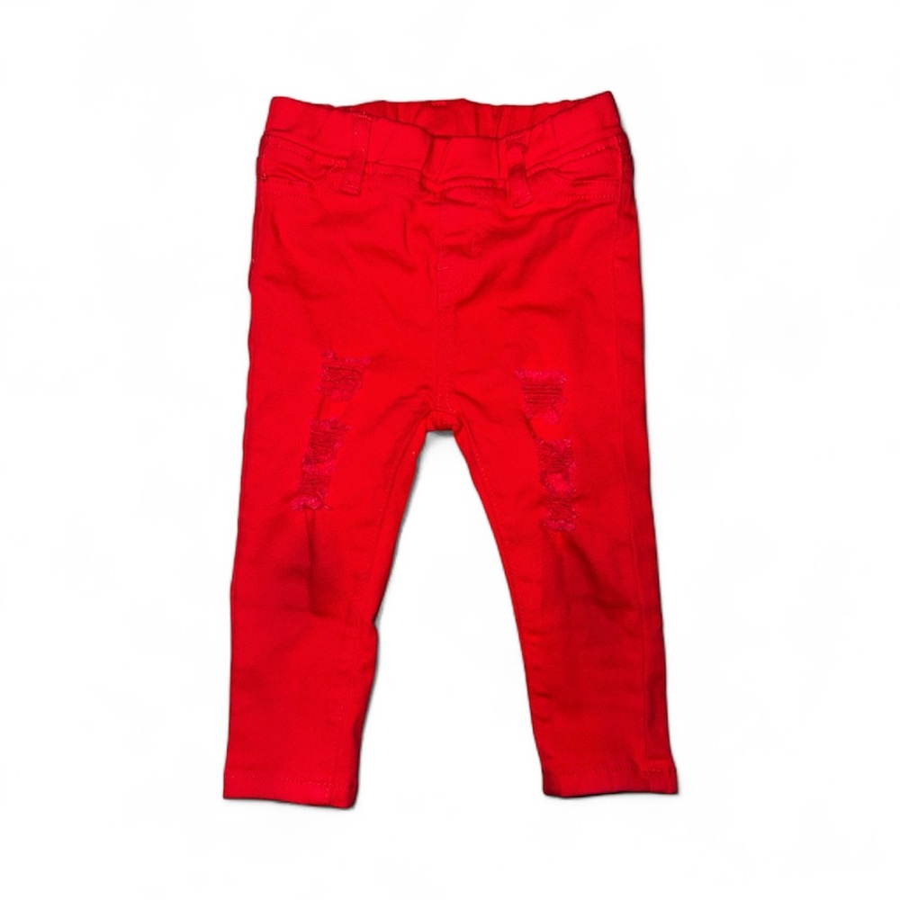 Red Toddler Ripped Jeans
